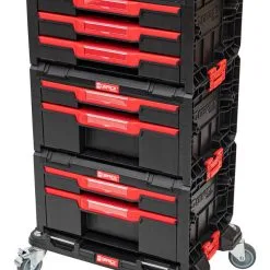 Boîte à Outils Avec Tirroirs Sur Plateforme De Transport Qbrick System PRO DRAWER SET