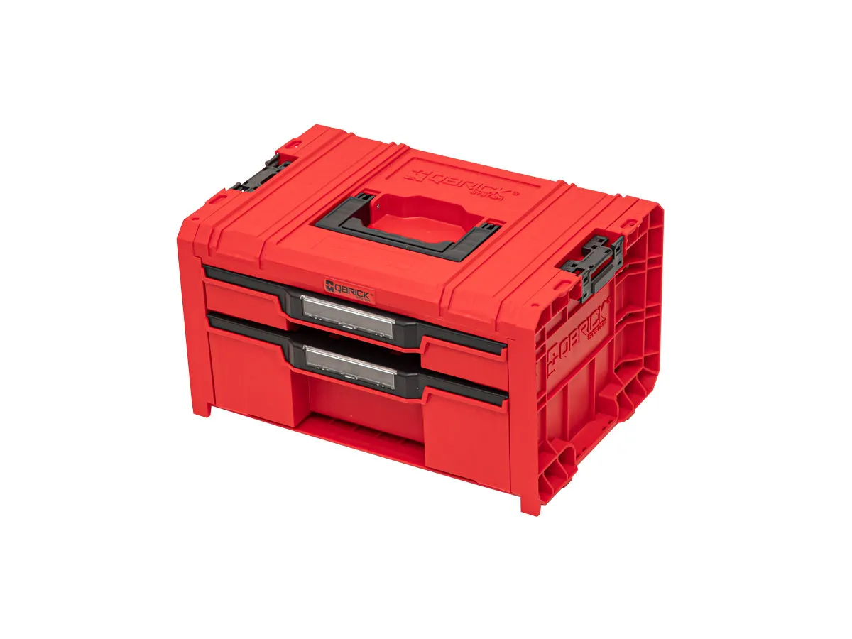 Boîte à Tiroirs Qbrick System PRO DRAWER 2 TOOLBOX EXPERT RED Ultra HD – Image 2