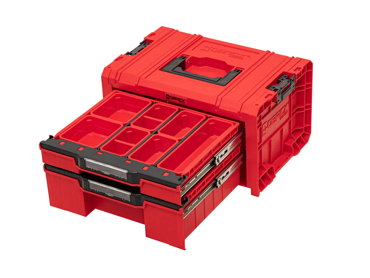 Boîte à Tiroirs Qbrick System PRO DRAWER 2 TOOLBOX EXPERT RED Ultra HD – Image 4