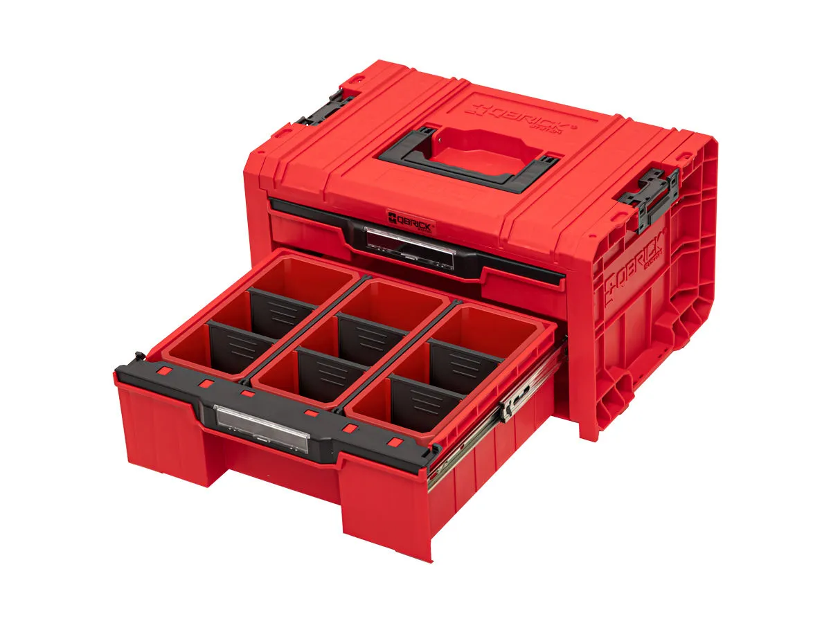 Boîte à Tiroirs Qbrick System PRO DRAWER 2 TOOLBOX EXPERT RED Ultra HD – Image 5