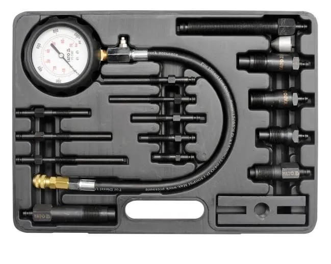 Compressiomètre Moteur Diesel 16 Pcs Yato YT-7307
