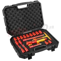 Ensemble De Douilles Et Accessoires Isolants 19pcs Neo 01-306