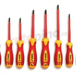 Jeu De 8 Tournevis Isolés Dedra 06B051