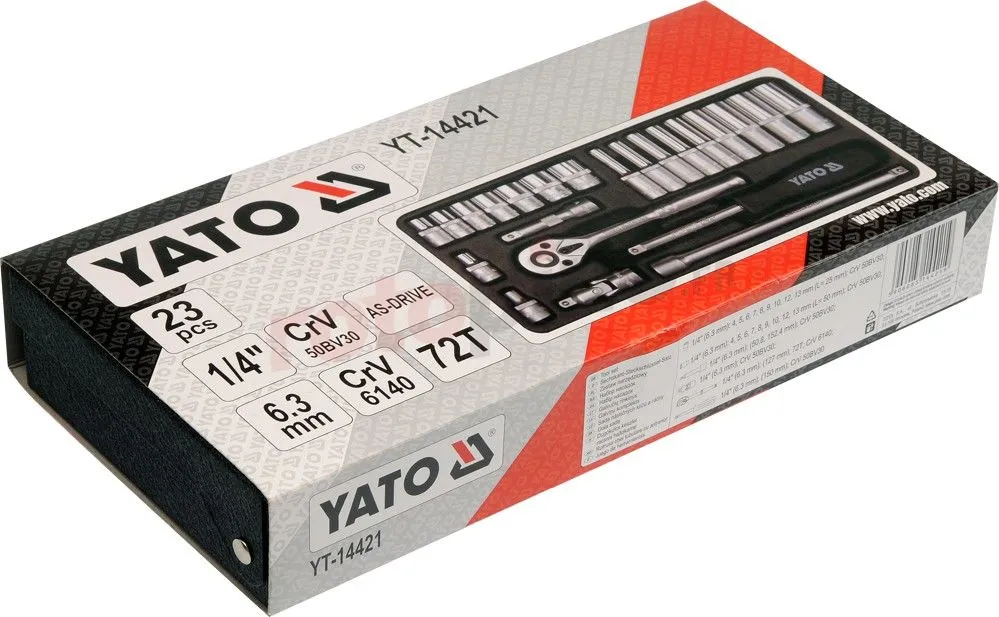 YATO Kit D'outils 1/4 – Image 2