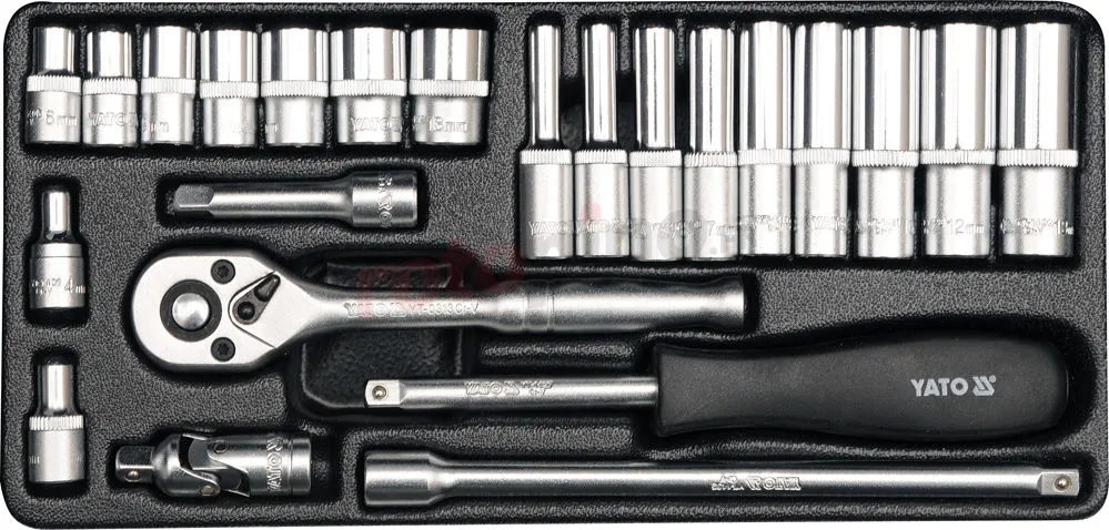 YATO Kit D'outils 1/4