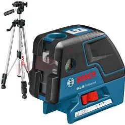 Laser Croix Et Points Avec Trépied Bosch GCL 25 + BS 150