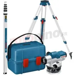 Set: Niveau Optique Bosch GOL 26G + BT 160 + GR 500