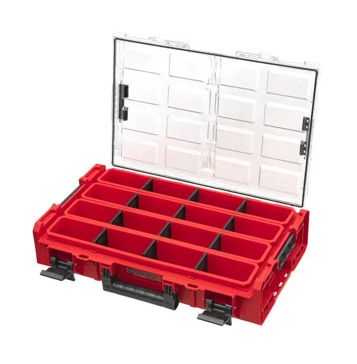 Organiseur Avec Compartiments Très Longs Qbrick System ONE ORGANIZER XL LONG BIN RED Ultra HD