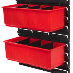 Panneau Mural De Rangement Avec 2 Grands Bacs Qbrick System ONE