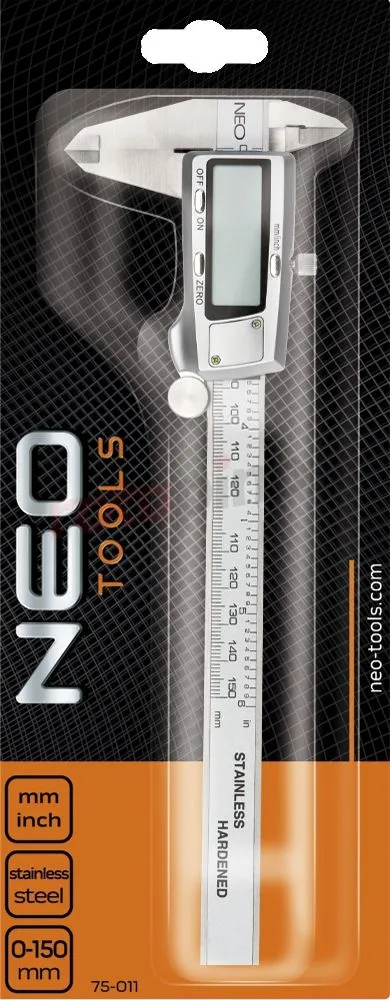 Pied à Coulisse 150mm Inox Neo 75-011 – Image 3