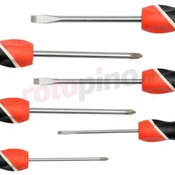Set De Tournevis Plat Et Transversale 6 Pcs. Yato YT-25965