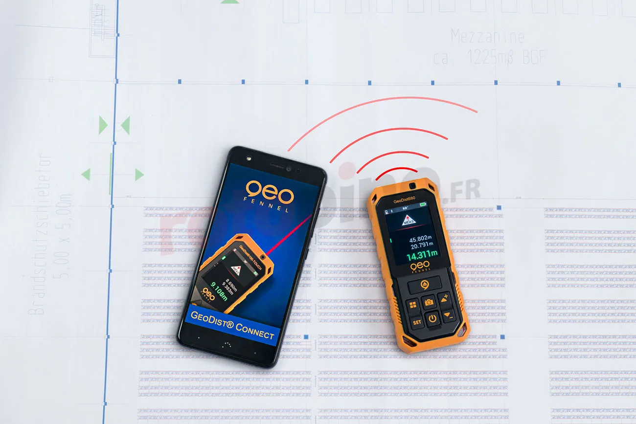 GEO FENNEL Télémètre Laser Avec Caméra Et Bluetooth Geo-Fennel GeoDist80 – Image 5