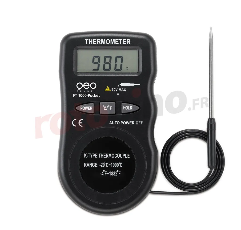 GEO FENNEL Thermomètre Professionnel Avec Une Sonde FT 1000-Pocket Geo-Fennel FT 1000-Pocket